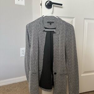Women’s Black and Gray Blazer